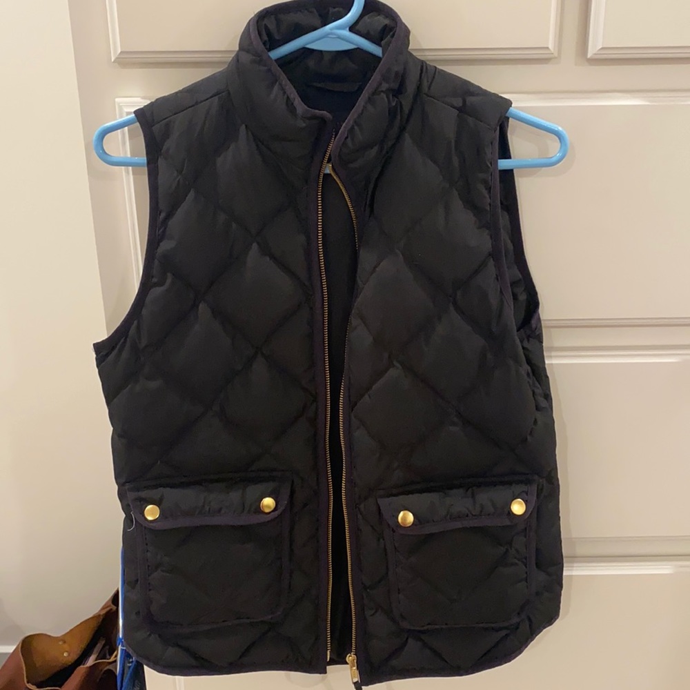 J Crew Quilted Excursion Vest XS